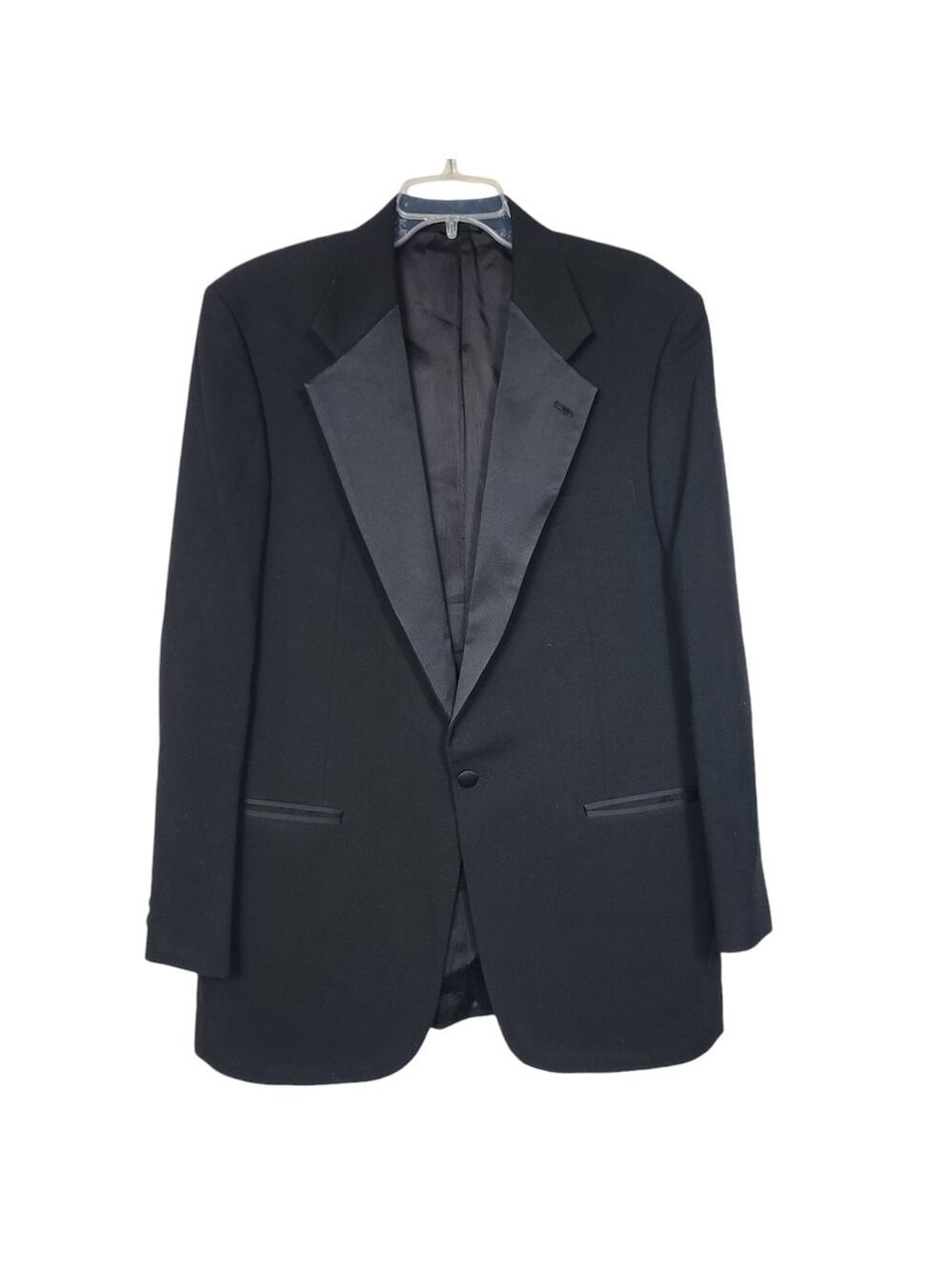 After Six Gingiss Custom Collection Black Blazer Men's 41 L